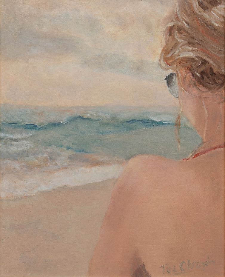 En la playa